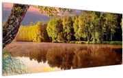 Obraz - Za riekou (120x50 cm)