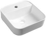 Sapho Sapho, MOLVENO keramické umývadlo 39,5x14x39,5 cm, na dosku, AR453