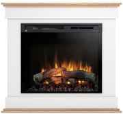 Elektrický krb Lenox 28 biely/dub