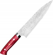 Takeshi Saji Red Turquoise R2 Japonský ostrý kuchynský nôž šéfkuchára 21 cm
