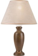 Stolná lampa AMFORA 1xE27/60W/230V tmavohnedá/buk
