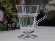 Pohár s uchom na nohe Antoinette 0,2l - Ø8 * 11 cm