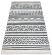 Koberec TWIN 22996 Geometrický antracit / krém