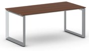 Kancelársky stôl PRIMO INSPIRE, sivostrieborná podnož, 1800 x 900 mm, čerešňa
