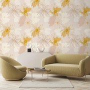 Fototapeta - Margarétky v béžových farbách (147x102 cm)