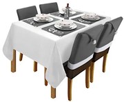 Vianočný set poťahov na stoličky a stôl 391004