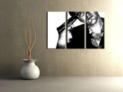 Ručne maľovaný POP Art obraz Tarantino 3 dielny tar