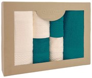 BAVLNENÉ UTERÁKY SOLANO SADA 2 KS 30X50 CM, 2 KS 50X90 CM, 2 KS 70X140 CM VIACFAREBNÁ