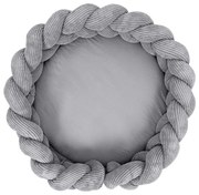 Sivé hniezdočko pre bábätko 100x100 cm – Meowbaby