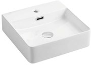 Mereo Mereo, Umývadlo na dosku aj zavesenie s prepadom, 420x425x130 mm, keramické - pre zaslanie na palete, MER-UC424212