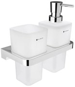 NIMCO MA 2905831H-26 - Nástenný dávkovač mydla a stojan na kefky MAYA 290 ml