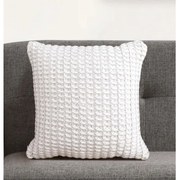 Vankúš ARUOSA-II 45x45 cm z pravej vlny a juty