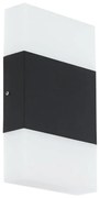 Eglo 75464 - LED Vonkajšie nástenné svietidlo LINOSA 2xLED/2,2W/230V IP54