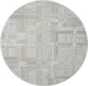 My Flair, Kusový koberec My Favorite CA60026 creme kruh, 120x120 (priemer) kruh, béžová, chodba / predsieň