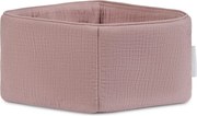 Mušelínový úložný košík mauve
