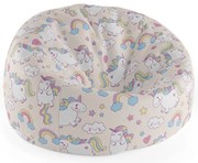 Sedací vak Cocoon jednorožci - detský, farebná