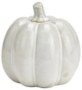 Porcelánová dekorácia tekvica PUMPKIN WHITE 9x9 cm biela