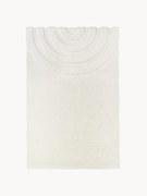 Nadýchaný koberec's vysokým vlasom a reliéfnou štruktúrou Rubbie