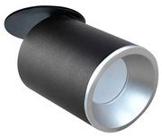 Podhľadové bodové svietidlo PALLAS 1xGU10/10W/230V čierna/strieborná