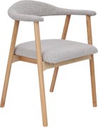 Stolička Notte Light, béžové bouclé