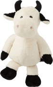 Biela plyšová kravička s rohmi Cow Plush - 34*21*48 cm