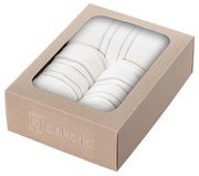 Súprava uterákov Gunnar 3ks krémovo biela sivá