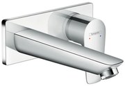 Hansgrohe Talis E, páková umývadlová batéria pod omietku, montáž na stenu, s výtokom 16,5 cm, chrómová, HAN-71732000