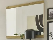 Nástenné zrkadlo Milan 85x70 cm, dub artisan%