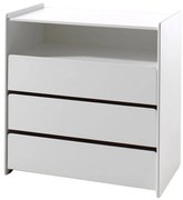 Biela detská komoda Vipack Kiddy