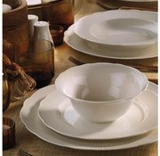 26-dielna jedálenská súprava, biela, porcelán