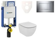 Cenovo zvýhodnený závesný WC set Geberit na zamurovanie + WC Ideal Standard Tesi 110.302.00.5NE6