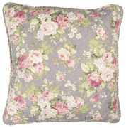 Taupe povlak na vankúš s ružami Roses - 50 * 50 cm