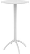 OCTOPUS BAR Ø60 záhradný barový stôl white