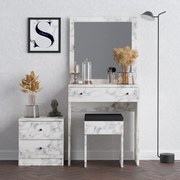 Toaletný stolík Nice - Carrara Marble