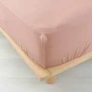 Ružová napínacia mušelínová plachta 160x200 cm Angelia – douceur d'intérieur