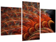 Obraz - Abstraktná imitácia peria (90x60 cm)