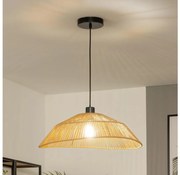 Brilagi - LED závesný luster na lanku CERIA BOHO 1xE27/40W/230V priemer 50 cm hnedý