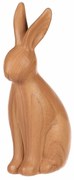 Polyresinová dekorácia Zajac, veľká figúrka, 12 x 7 x 21 cm