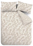 Svetlohnedé obliečky na dvojlôžko 200x200 cm Sorrel Leaves – Catherine Lansfield