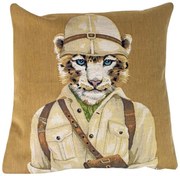 Gobelínový vankúš safari Panter - 45 * 15 * 45cm
