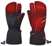 Bezdoteku Vyhrievané rukavice trojprsté Savior čierne veľ. XL