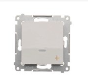 DW7L/11 Krížový konektor s podsvietením biely