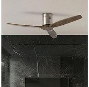 ZEVENTI - Stropný ventilátor SPELLO Wi-Fi Tuya chróm/dub + DO ZV0040