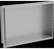 Mexen X-Wall-NR zapustená polica bez obruby 45 x 30 cm, inox - 1911453010
