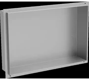 Mexen X-Wall-NR zapustená polica bez obruby 45 x 30 cm, inox - 1911453010