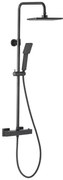 Logon Black Sprchový systém s funkciou dažďovej sprchy s termostatickým miešačom