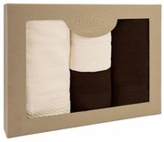 BAVLNENÉ UTERÁKY SOLANO SADA 2 KS 50X90 CM, 2 KS 70X140 CM VIACFAREBNÁ