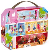 Puzzle Škola baletu v kufríku - 100 dielov