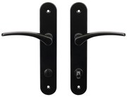 RK.SPLIT.WC.CE kľučka na dvere čierna čierna 90mm na WC