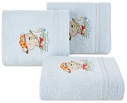 DETSKÝ BAVLNENÝ UTERÁK BABY51 50X90 CM MODRÁ